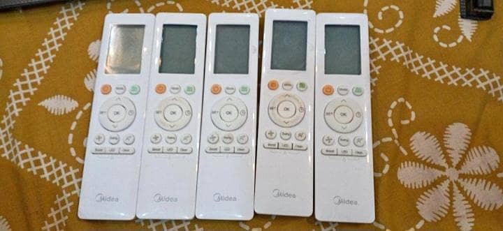 Midea inverter split ac remote 2