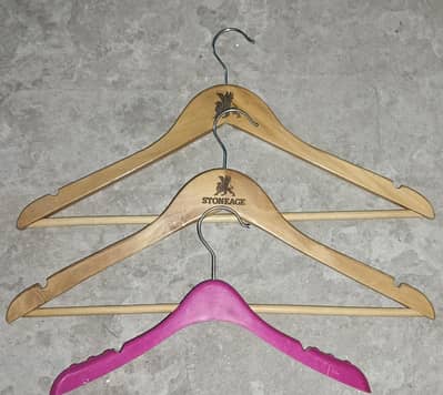Wooden & Plastic Clothes Hangers | Bulk Sale Available