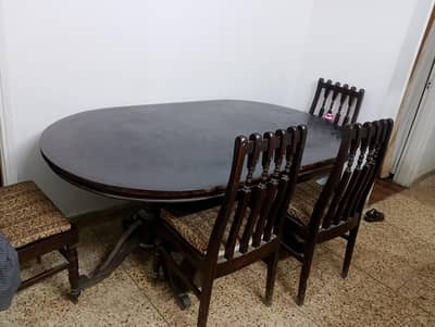dining table with 6 chairs