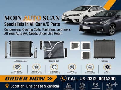 Car Ac Compressors Condensers Motors Cooling Coil - Civic Aqua Prius