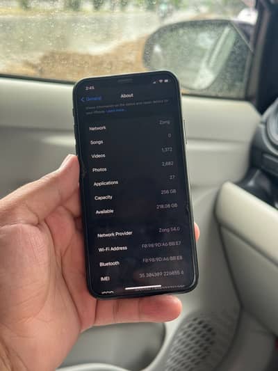 IPhone X 256 GB PTA Approved water pack