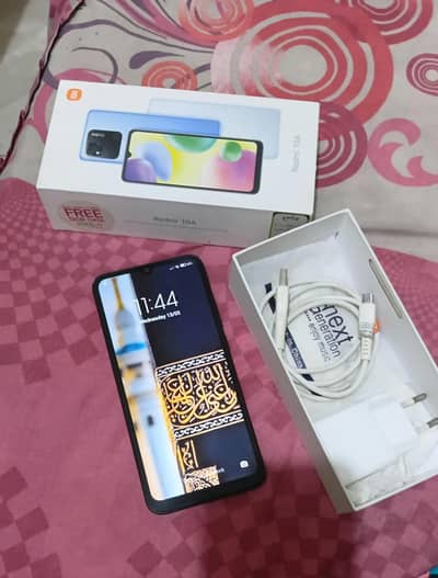 Redmi 10A (4/128) - Lush Condition - Box & Original Charger