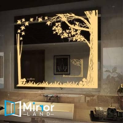lighting mirror and touch screen only in fasilabad
