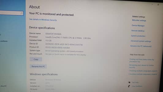 12 gb ram he 500 gb hard he i7 /7 generation