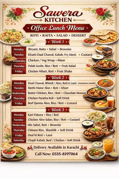 lunch service available home made food best quality