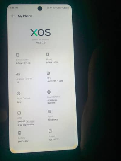 Infinix hot 40i 25000  ha original hai kuchh bhi khula Nahin