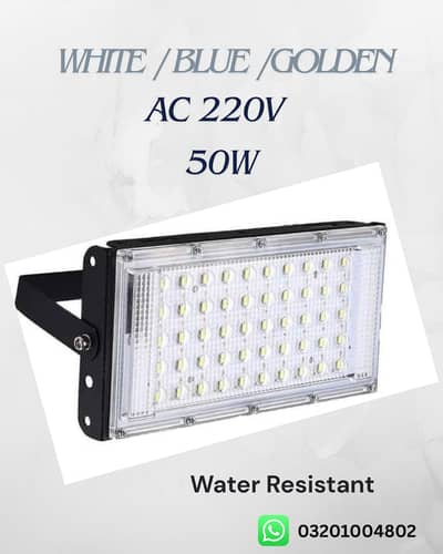50W Waterproof LED Flood Light IP66 AC 220 V Outdoor Lamp