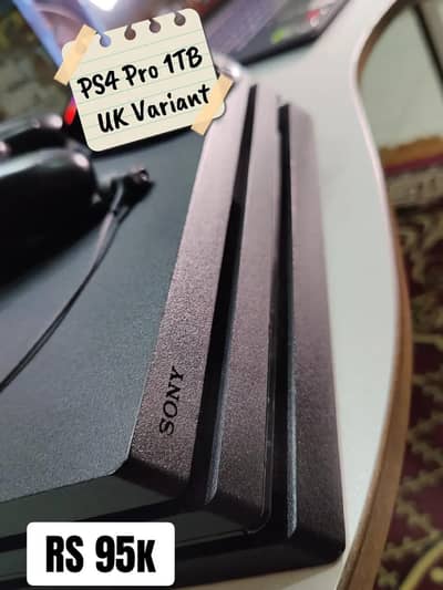 Sony PS4 Pro 1TB – Original UK Variant 