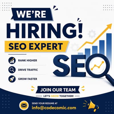 We are Hiring SEO exoert (Experience 6+ months at least)