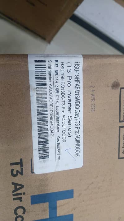 Haier Inverter 1.5 Ton Brand New