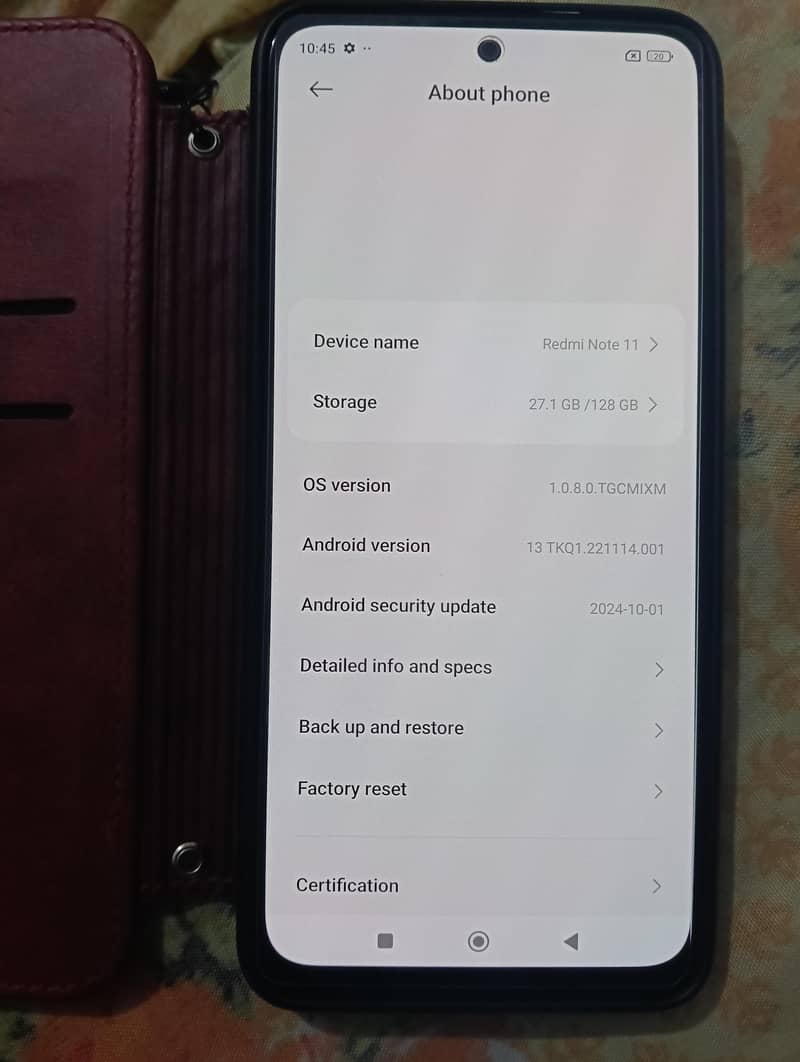 Redmi note 11 0
