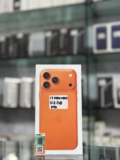 Apple 17 Pro Max 512GB Pta Approved Box pack Non Active orange