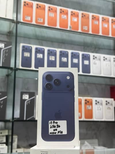 Apple 17 Pro 256GB Uk Non pta Blue color Box pack Non Active