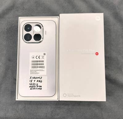 Xiaomi 15T Pro  12GB 512GB Non Pta complete Box Non Active.