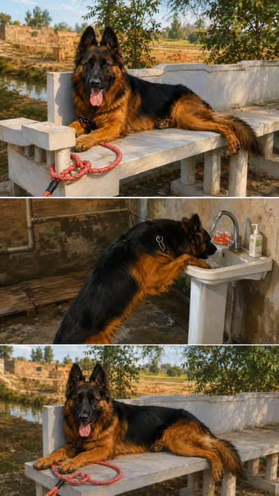 German shepherd Male