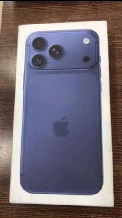 Iphone 17 pro max 256Gb deep blue Non PTa box pack buy from UK