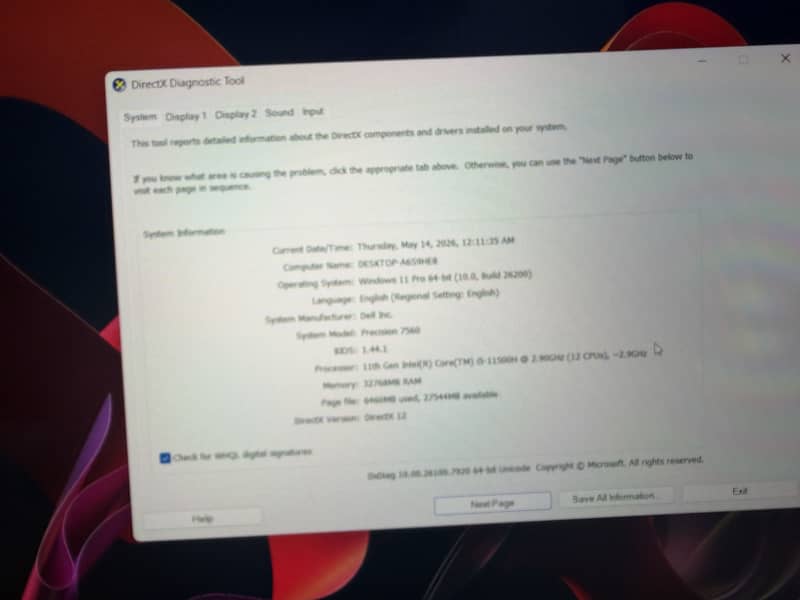 Dell Precision 7560 2