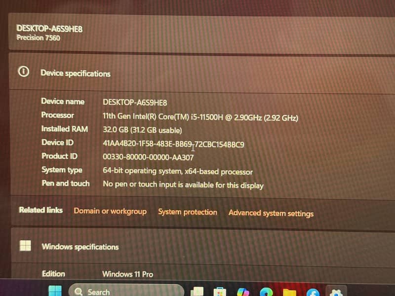 Dell Precision 7560 5