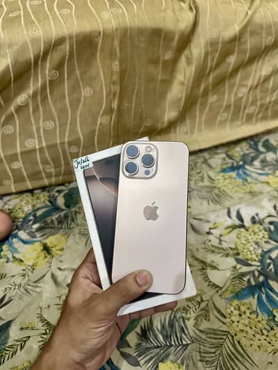 iPhone 16 pro max 10/10 256gb gb waterpack seald set 91 health jv set