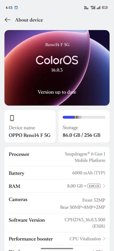 OPPO Reno 14F 5G