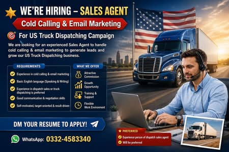 Truck dispatch - sales agent