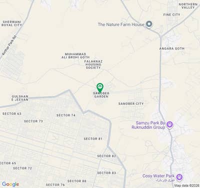 120 Sq Yard Plot West Open Road Facing Sanober Garden