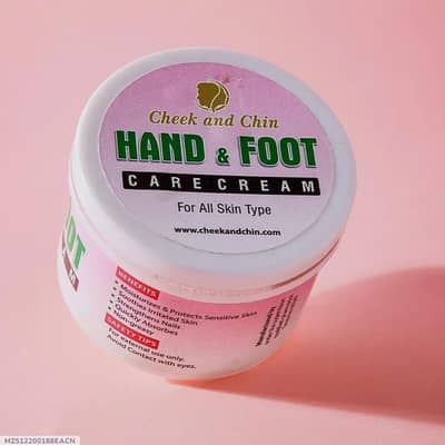 cheek and chin hand and foot care cream