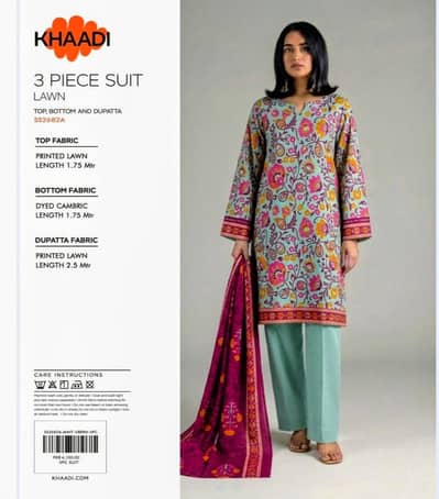 KHAADI 3pc lawn