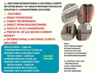 We Deal Portions,Banglows And Plots in Gls Johar BLK 12