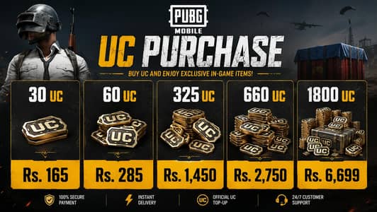 Pubg Moble UC with ID proof
