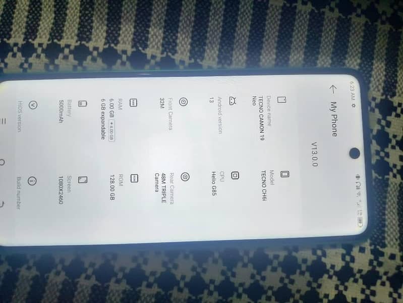 TECNO CAMON 19 NEO 0