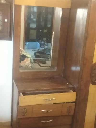 wooden dressing table
