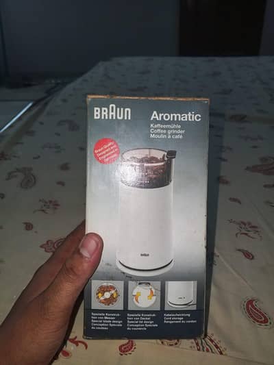 braun aromatic coffee grinder machine