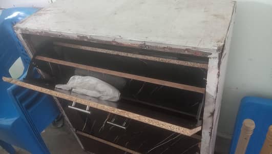 SHOE RACK 5X PORTION TOTAL MADE WITH IRON & IRON SHEET, FRONT UV SHEET