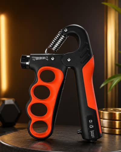 Adjustable Hand Grip Strengthener with Counter