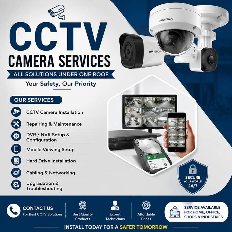 CCTV Camera Installation & Complete Security Solutions 0