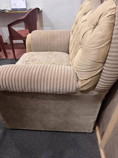 3 seator Sofa set and two 1 Seator Sofas