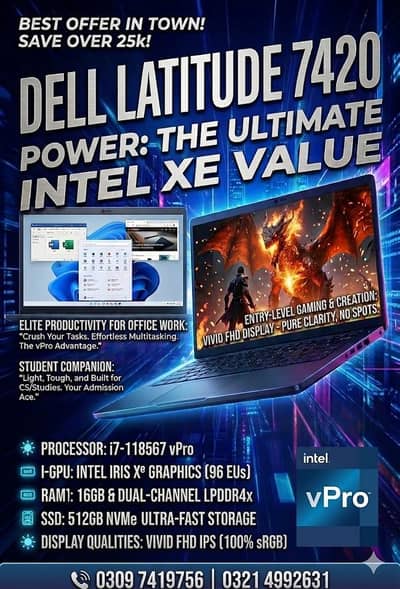DELL LATITUDE 7420 POWER: THE ULTIMATE INTEL XE VALUE