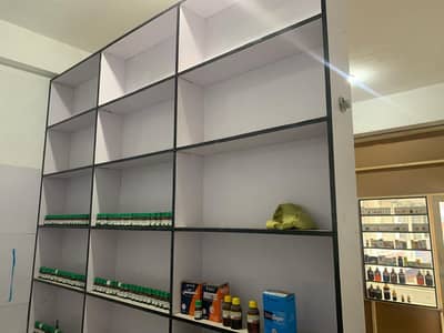 slightly used MDF shelf