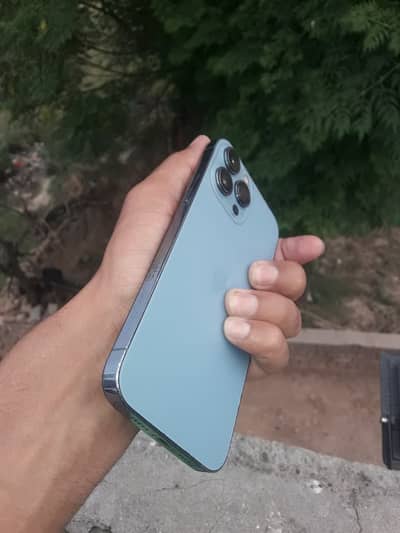 Iphone 13promax sirya blue clour 256gb non pta