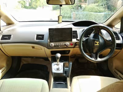 Hondacivic automatic graycolor roof piller genuine round shawer inside