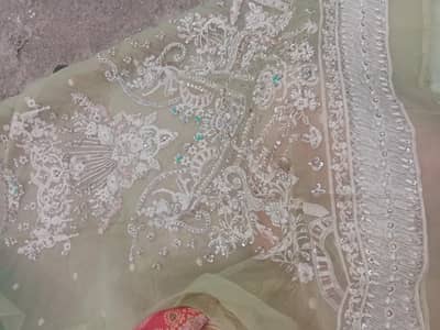 3 piece new dress organza