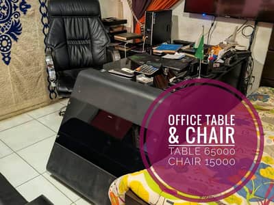 office table and chair f
