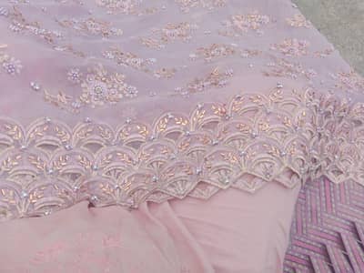 new 3 piece organza fancy dress