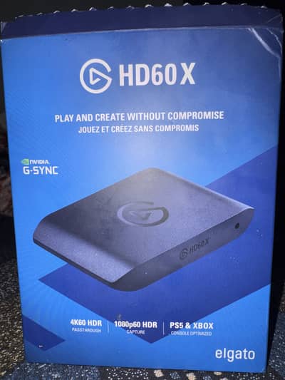 Elgato Capture Card HD 60X with Nvidia G-Sync