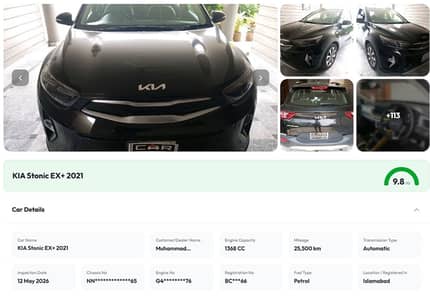 KIA Stonic EX+ 2021 | B To B Genuine | Low Milleage