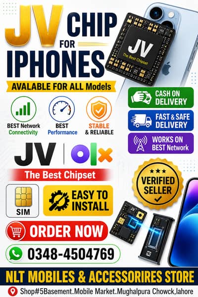 Non PTA iPhone JV SIM Working All Models Available