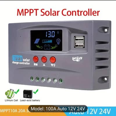 MPPT Solar 100A 12v . 24v