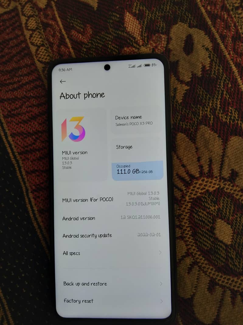 POCO X3 PRO 2