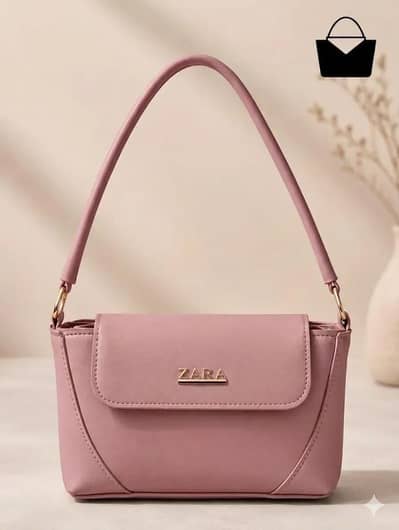 Women's Leather Plain Shoulder Bag *Product Description*: